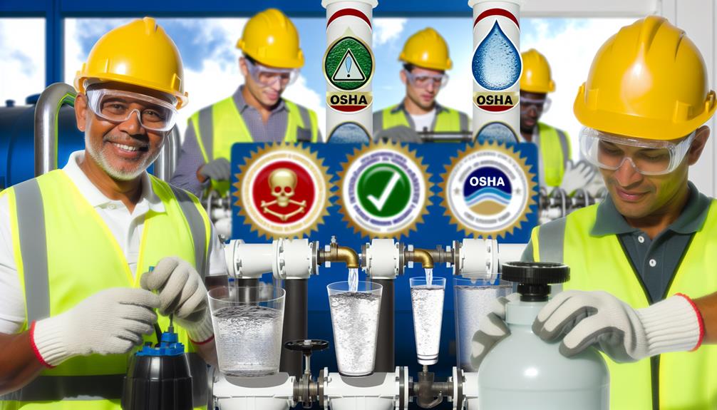 complying with workplace water filtration osha standards
