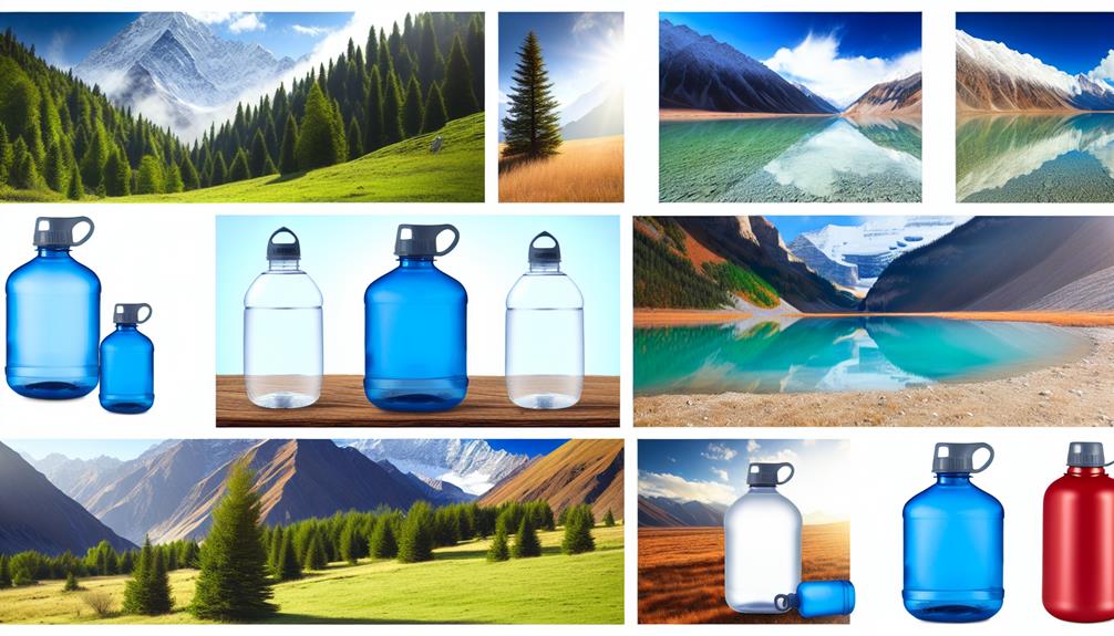 purifying water with bottles