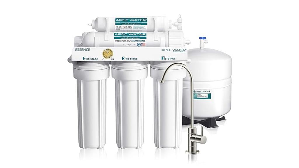 roes 50 reverse osmosis water filter system