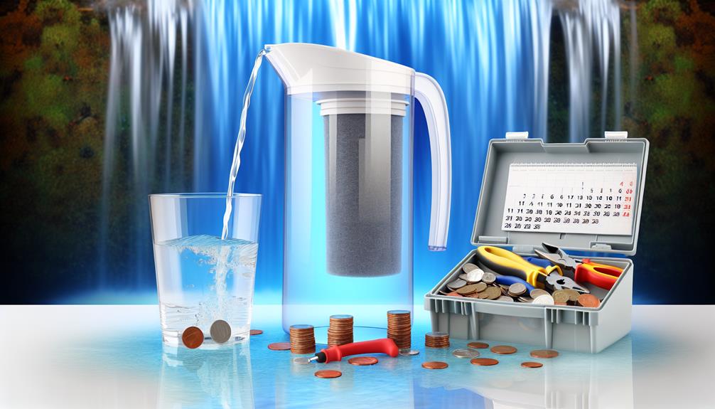 water filter maintenance costs